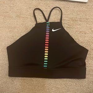 nike high neck sports bra